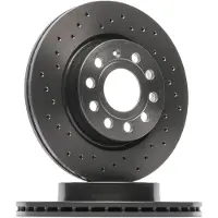 Brembo Bremsscheibe 09.9167.1X, vorne, gelocht, belüftet, perforiert, 1 Stück