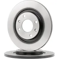 TRW Bremsscheibe DF2808 vorne, voll, 1 Stück