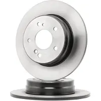 TRW Bremsscheibe DF2757 hinten, voll, 1 Stück