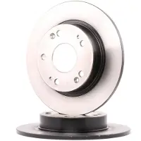 TRW Bremsscheibe DF4837 hinten, voll, 1 Stück