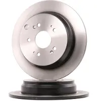 TRW Bremsscheibe DF7374 hinten, voll, 1 Stück