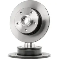 TRW Bremsscheibe DF1540 hinten, voll, 1 Stück
