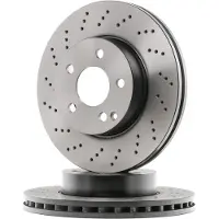 TRW Bremsscheibe DF4813S vorne, belüftet, perforiert, 1 Stück