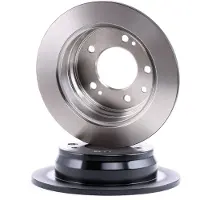 TRW Bremsscheibe DF6123 hinten, voll, 1 Stück