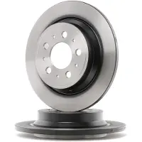 TRW Bremsscheibe DF4066 hinten, voll, 1 Stück