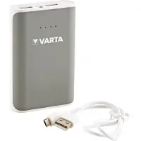 Varta Powerpack 6000, 6000 mAh, Grau, Weiß