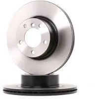 TRW Bremsscheibe df4807s belüftet 312mm 24mm für BMW (BRILLIANCE)
