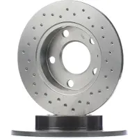 Brembo Bremsscheibe 08.9136.1X, hinten, gelocht, perforiert, voll, 1 Stück