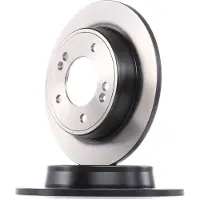 TRW Bremsscheibe DF6627 hinten, voll, 1 Stück