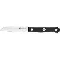Zwilling Gourmet Gemüsemesser 8 cm Friodur eisgehärteter Edelstahl mit ergonomischem Kunststoffgriff schwarz 1-teilig