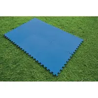 Bestway Pool-Bodenschutzfliesen Set 9 Stück á 50 x 50 cm, blau