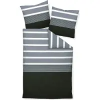 Janine Mako-Satin Bettwäsche J.D. 8468-08 200x200 cm + 2x 80x80 cm
