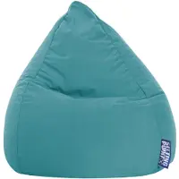 Sitting Bull Sitzsack BeanBag Easy L 90 x 70 cm, Smaragd Bbl