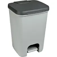 Curver Essentials Abfallbehälter 20L /Grau/Graphit