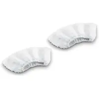 Kärcher 2.863-270.0, Stoffauflagen, Weiß, Mikrofaser, SC 1 EasyFix, SC 2 Easyfix, SC 3 EasyFix, SC 4 EasyFix Premium, SC 5 EasyFix Premium, SC1..., 95 mm, 195 mm