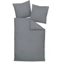 Janine Design Piano Bettwäsche-Garnitur Farbe titan Größe 200x220 + 2x 80x80 cm