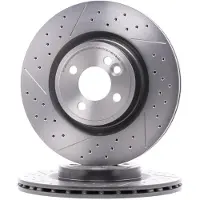 Brembo Bremsscheibe 09b75421 Geschlitzt/Gelocht 316mm 22mm für MINI