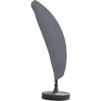 Sun Garden Schutzhülle für Ampelschirm Easy Sun, für runde Schirme mit 350 & 375 cm Ø , für quadratische Schirme von 320 x 320 cm, Farbe grau