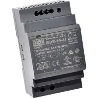 MEAN WELL HDR-60-5, 85 - 264 V, 60 W, 5 V, 6,5 A, RoHS, 52,5 mm
