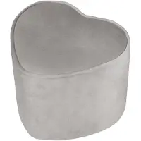 Roba hocker Lil Sofa junior 24 cm Samt grau