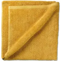 kela Badehandtuch Ladessa Curry Yellow (70 x 140 cm)
