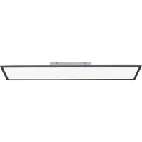 Paul Neuhaus Leuchten Direkt LED Deckenleuchte Flat schwarz 119,5 x 29,5 cm dimmbar