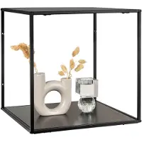 House Nordic Haus Nordic Wandmöbel - Stahl - leicht zu montieren - 36 x 36 x 36 cm - schwarz