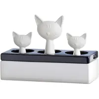 Wenko Luftbefeuchter Katzenfamilie Keramik Diffuser Humidifier Raum Luft