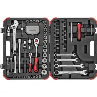 Gedore red R46003097 Steckschlüssel-Satz 1/4"+1/2" 97-teilig, 3300186