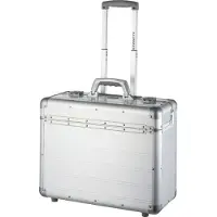 Alumaxx Pilotenkoffer DISCOVERY, mit Tragegriff und Rollen, Aluminium, silber