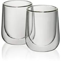 kela Cappuccinotasse Fontana Transparent 180ml (2-teilig)