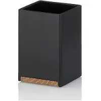 kela Badezimmerbecher Cube Black