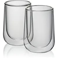 kela Latte Macchiato Glas Fontana Transparent 250ml (2-teilig)