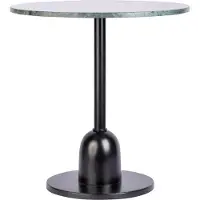 Decorationable | Beistelltisch Gordon grün Marmor 46x46x46 cm | NADUVI