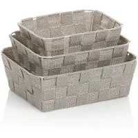 kela Aufbewahrungskorb Alvaro Silver (3er-Set)