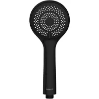 Wenko Duschkopf WATERSAVING Ø9,5cm Rund Handbrause Spa Feeling Regenstrahl Bad