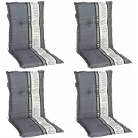 Madison Set 4x Garden A nie. grau 50% BW 50% Polyester