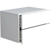 Hioshop Holz Wandschublade Nachtschrank Wandboard Schublade Konsole Nachttisch Usal L 45 cm