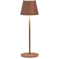 FH Lighting Tischlampe Cosenza 2.0 Outdoor Braun
