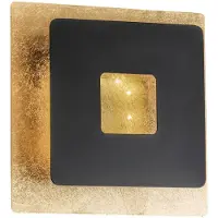FISCHER&HONSEL GMBH Honsel Hennes LED Wandleuchte 7W warmweiss blattgold 30478