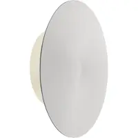 Paul Neuhaus Wandleuchte "AKKU PUNTU", grau (aluminium), 1, Ø 18cm, 1 Stk., Leuchten, Wandleuchte