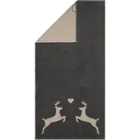Cawö Handtuch Alpenchic Edition Deer Granite (3er Set)