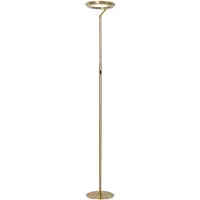 Lucide LED Deckenfluter Celeste, dimmbar, messing / gold, für Wohn- / Esszimmer, Metall, Modern, LED Stehlampe