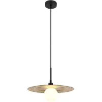 Globo Riga G9 LED Hängeleuchte Schwarz Matt, Metall Ø33cm 15636