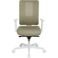 Topstar Bürostuhl Sitness Life 50, FY530E CR88 Stoff beige, Gestell weiß