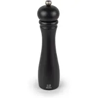 Peugeot Salzmühle CHECKMATE 25 cm Buche schwarz matt