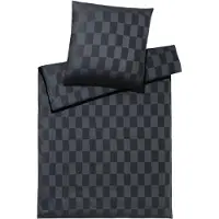 Elegante Bettwäsche 2244 Courage I Größe 80x80 155x220 cm I Farbe 9 Anthrazit I Reine Baumwolle