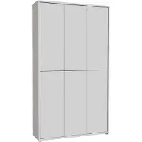 Die Möbelfundgrube Schuhschrank hellgrau 109 x 192 cm 6-türig - ALICE SPRINGS