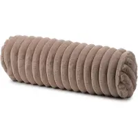 Gozze Breitcord Kissenrolle Vito 20 x 60 cm - Mehrere Farben (Farbe: Taupe)