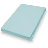 Möbel Kraft Jersey Spannbettlaken , blau , Maße (cm): B: 190 H: 22